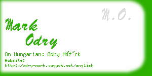 mark odry business card